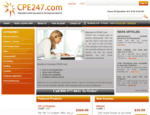 Tablet Screenshot of cpe247.com